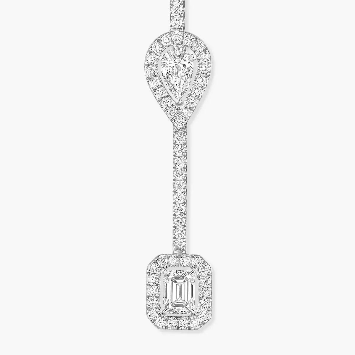[Solara jewelry]Diamond Drop Earrings My Twin