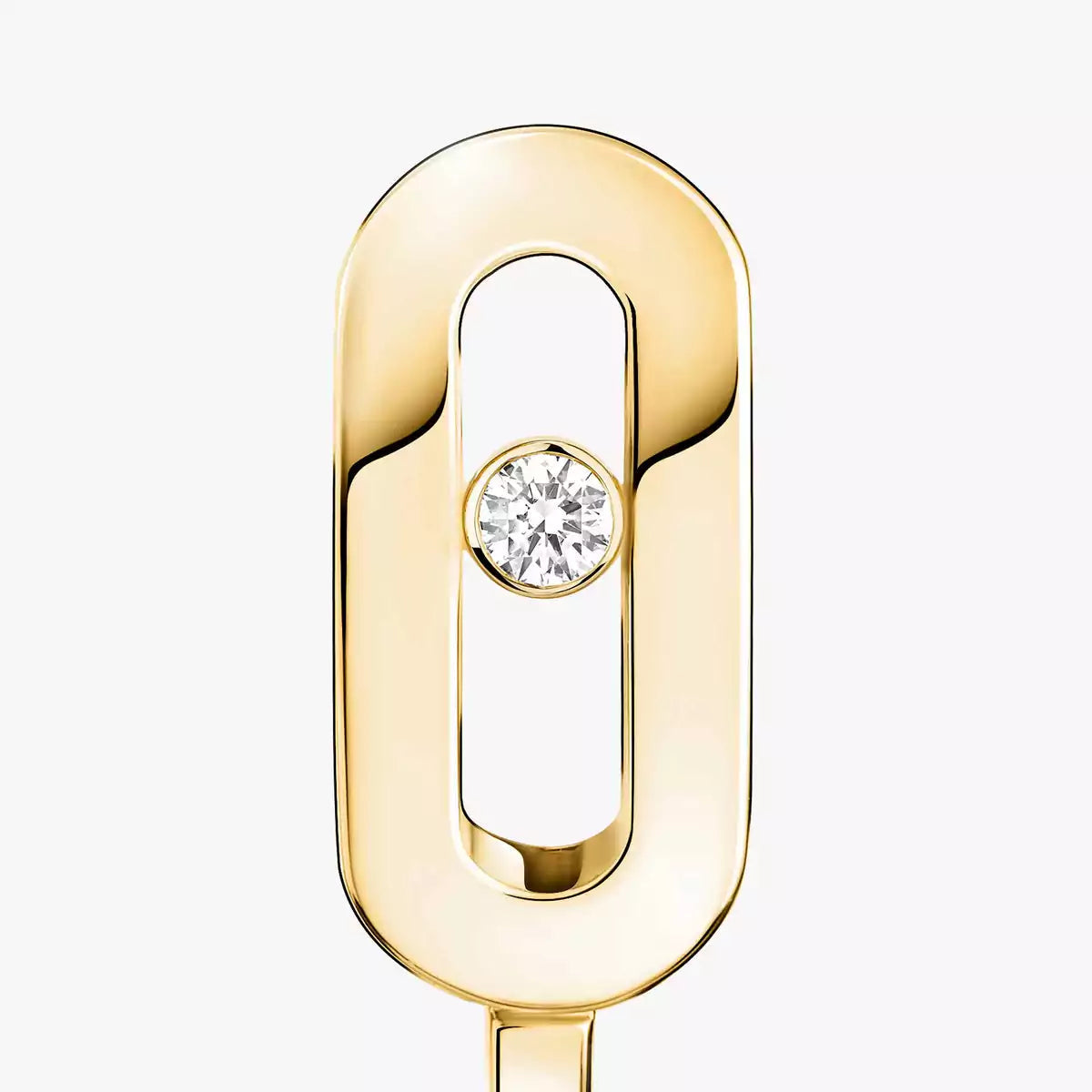 [Solara jewelry]Diamond Mini Hoop Earrings Move Classique
