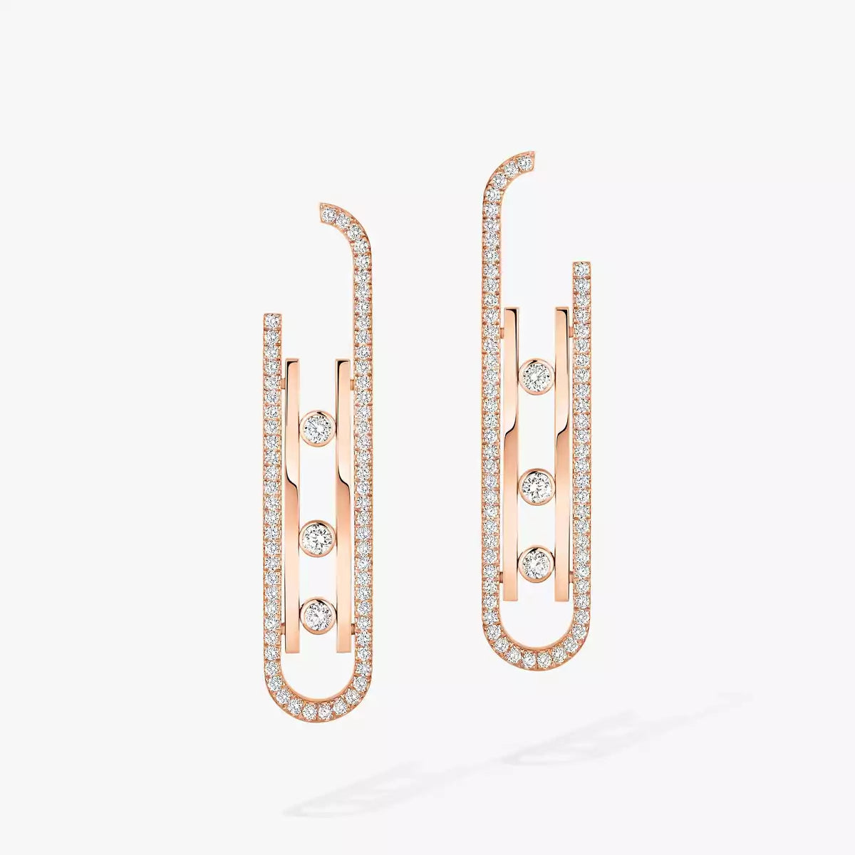 [Solara jewelry]Diamond Pendant Earrings Move 10Th