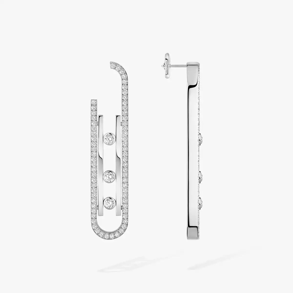 [Solara jewelry]Diamond Pendant Earrings Move 10Th