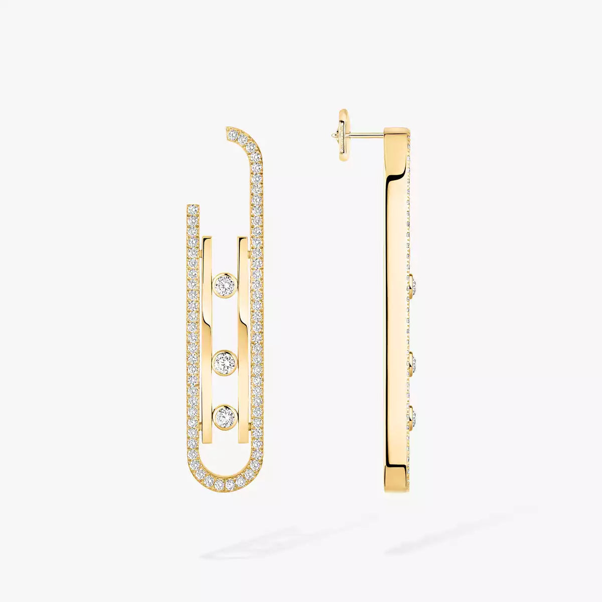 [Solara jewelry]Diamond Pendant Earrings Move 10Th