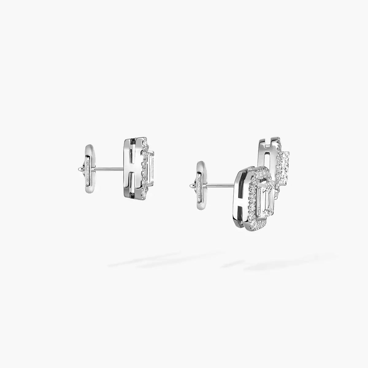 [Solara jewelry]Diamond Earrings 0,10ct My Twin 1+2