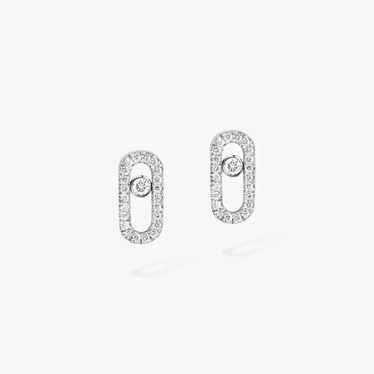 [Solara jewelry]Move Uno Diamond Earrings