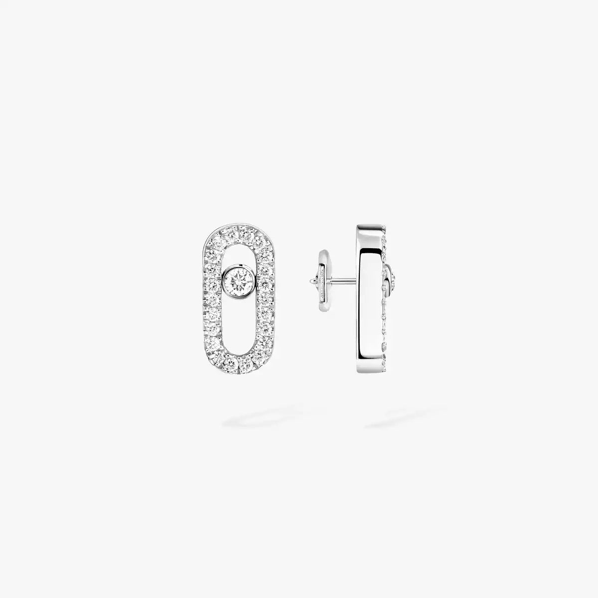 [Solara jewelry]Move Uno Diamond Earrings