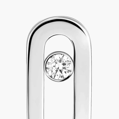 [Solara jewelry]Move Uno Diamond Stud Earrings