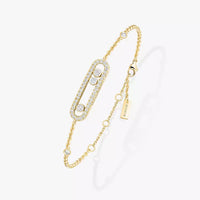 [Solara Jewelry]Pavé Baby Move Diamond Bracelet
