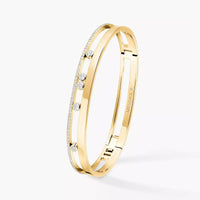 [Solara Jewelry]Move Romane Diamond Bangle Bracelet