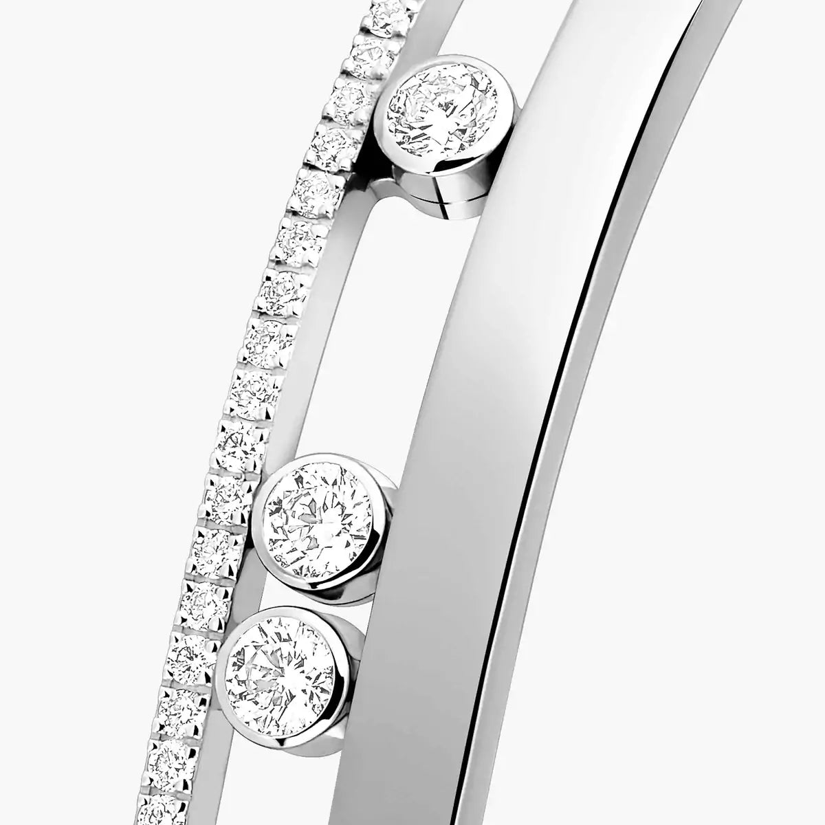 [Solara jewelry]Move Romane Diamond Bangle Bracelet