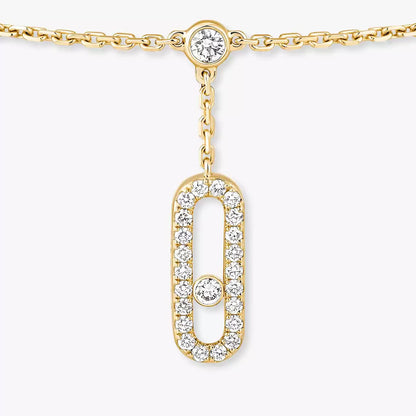 [Solara jewelry] Move Uno pavé ankle bracelet