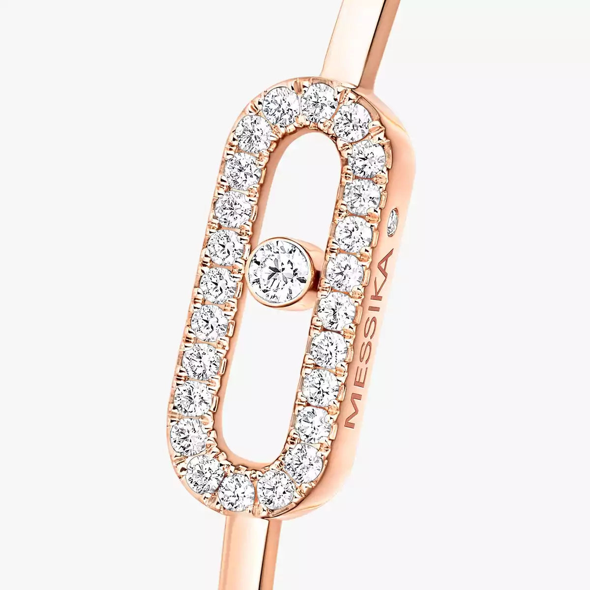 [Solara jewelry]Move Uno pavé flex bangle medium