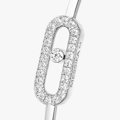 [Solara jewelry]Move Uno pavé flex bangle medium