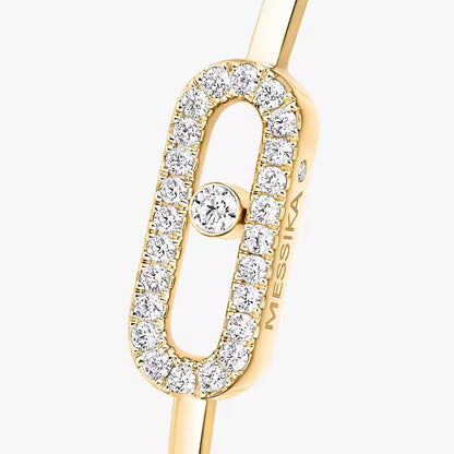 [Solara jewelry]Move Uno pavé flex bangle medium