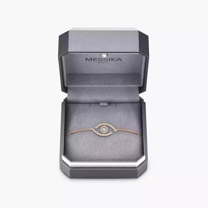 [Solara jewelry]Lucky Eye Pave-Set Diamond Bracelet