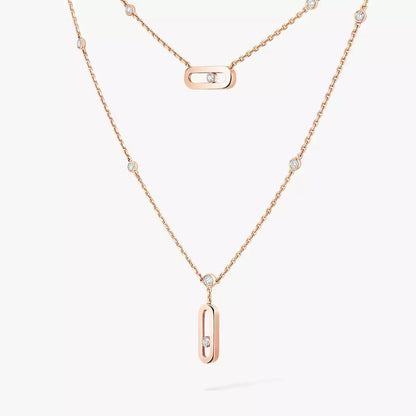 [Solara jewelry] Move Uno Diamond Necklace