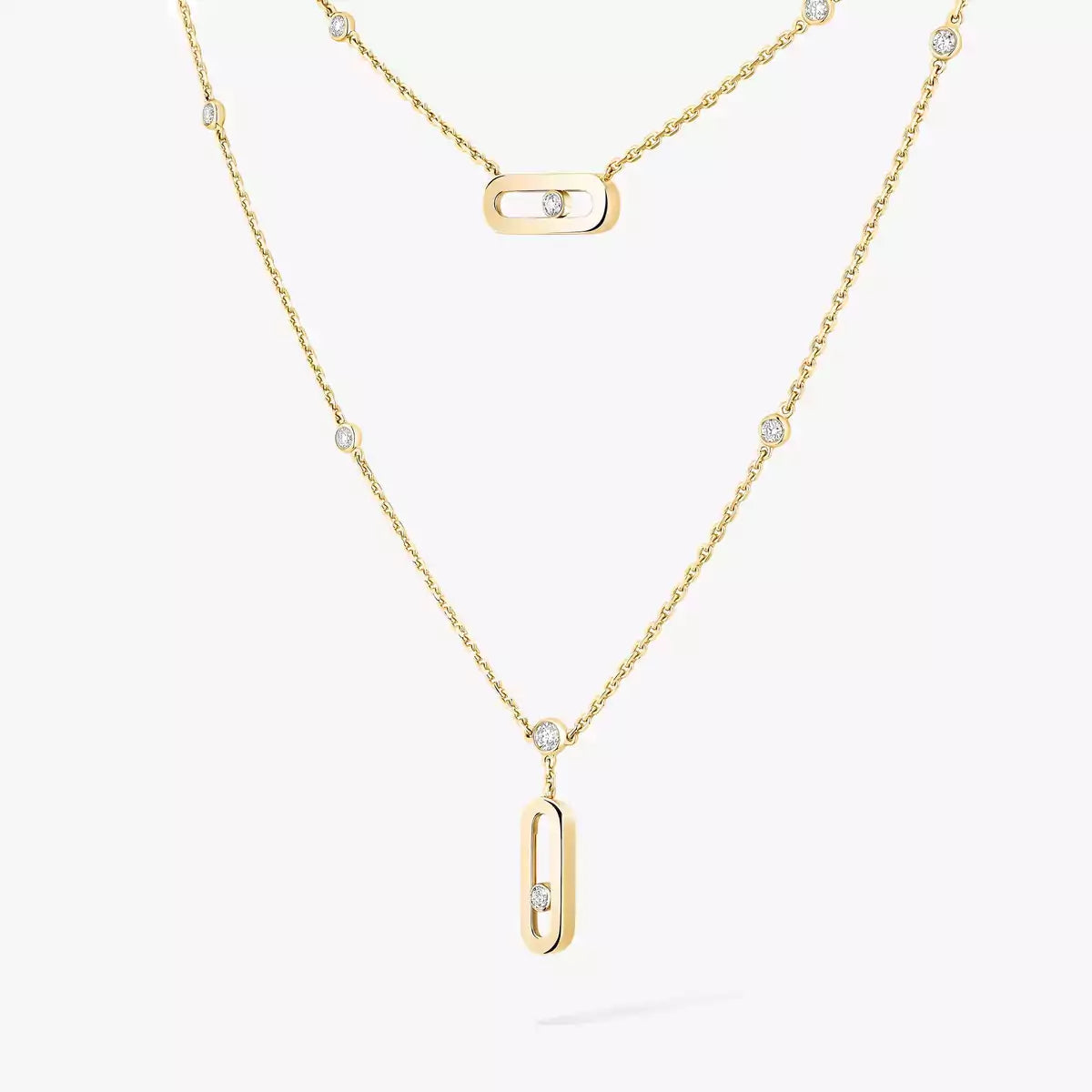 [Solara jewelry] Move Uno Diamond Necklace