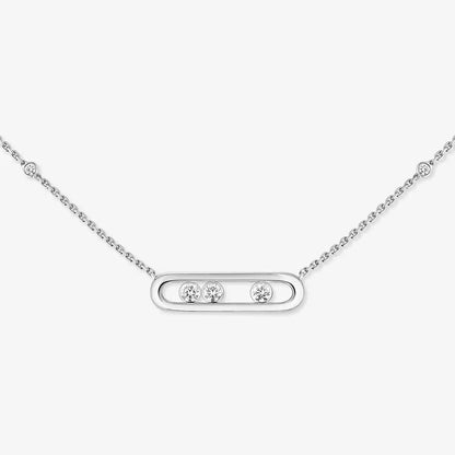 [Solara jewelry] Baby Move Gold Diamond Necklace