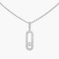 [Solara Jewelry]Move Uno Diamond Necklace in Rose Gold