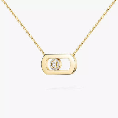 [Solara jewelry]So Move Diamond Necklace in Gold
