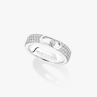[Solara jewelry]Move Joaillerie Pave_ Diamond Wedding Ring