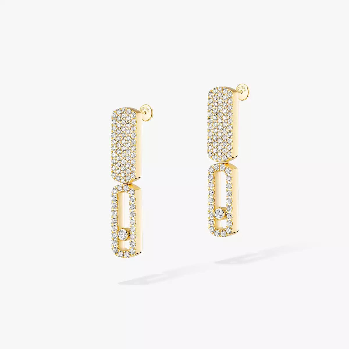 [Solara jewelry]Imperial Move SM Diamond Earrings