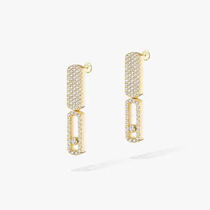 [Solara jewelry]Imperial Move SM Diamond Earrings