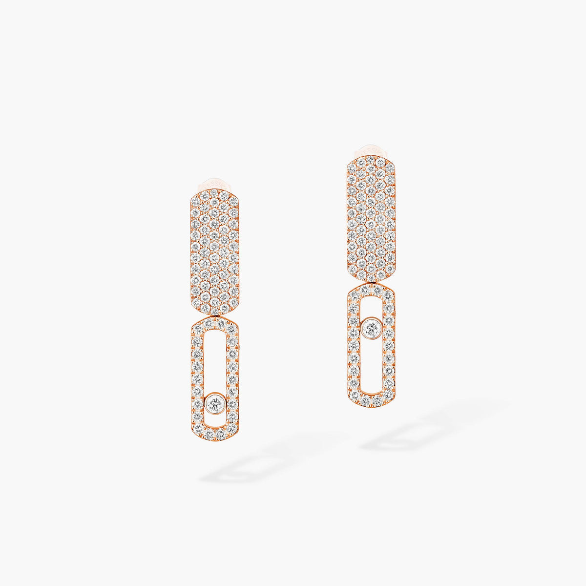[Solara jewelry]Imperial Move SM Diamond Earrings