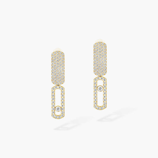 [Solara jewelry]Imperial Move SM Diamond Earrings