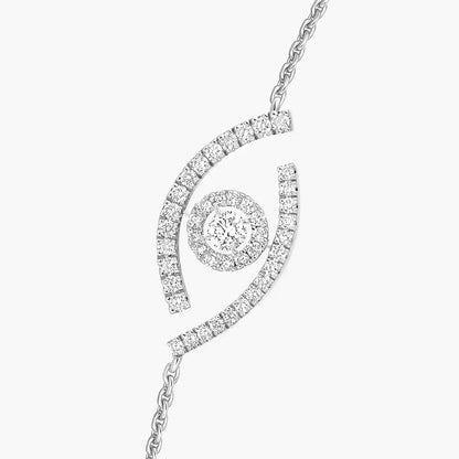 [Solara jewelry]Lucky Eye Pave-Set Diamond Bracelet
