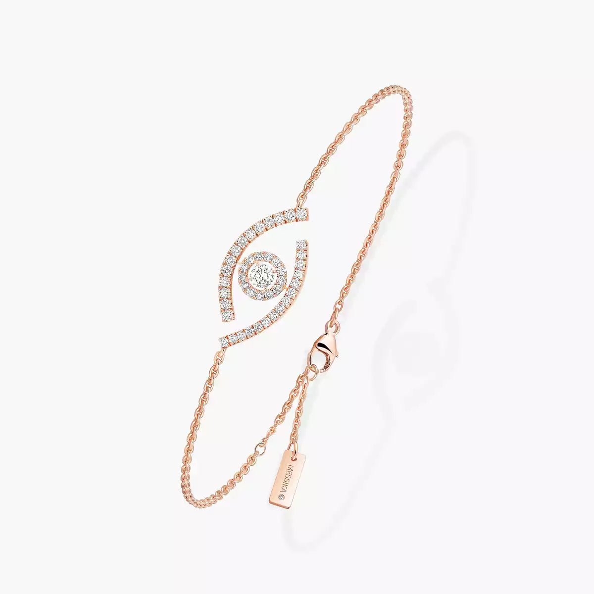 [Solara jewelry]Lucky Eye Pave-Set Diamond Bracelet
