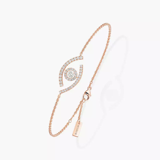 [Solara jewelry]Lucky Eye Pave-Set Diamond Bracelet