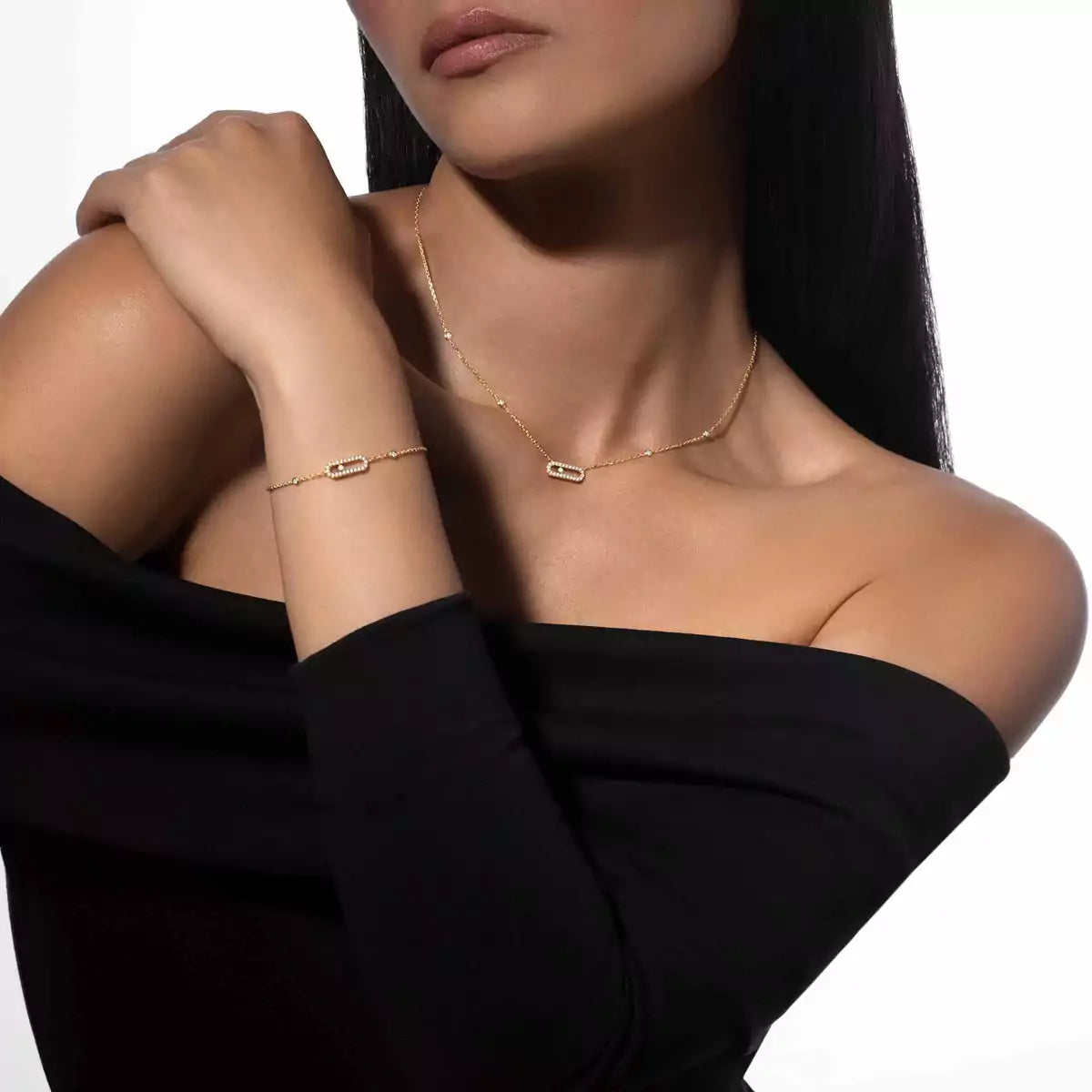 [Solara jewelry]Move Uno Diamond Bracelet
