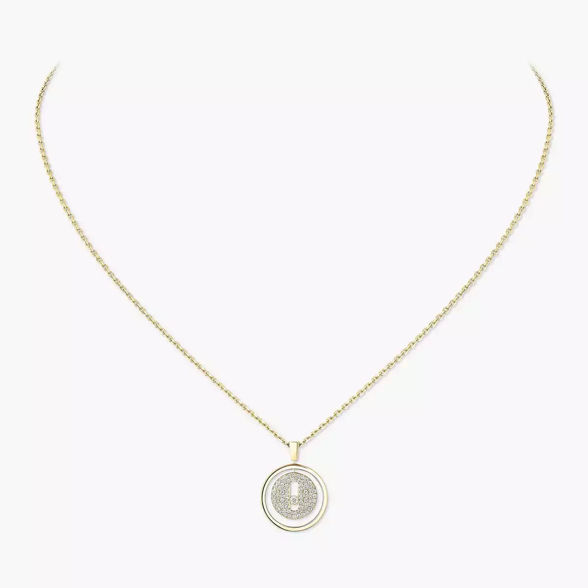 [Solara jewelry] Lucky Move Diamond Necklace