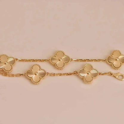 [Solara Jewelry]CLOVER 5 FLOWERS LASER BRACELET