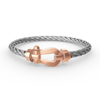 [Solara Jewelry]FORCE LARGE HORSESHOE NO DIAMOND BRACELET ROSE GOLD
