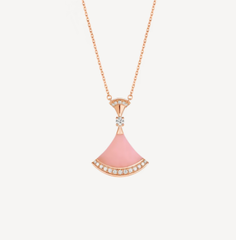 [Solara Jewelry]DREAM NECKLACE PINK OPAL