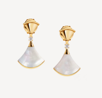 [Solara Jewelry]DREAM MOP 1 DIAMOND EARRINGS
