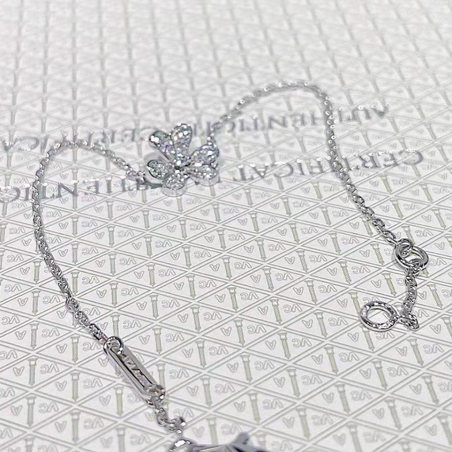 [Solara Jewelry]FRIVOLE SILVER FLOWER DIAMOND BRACELET