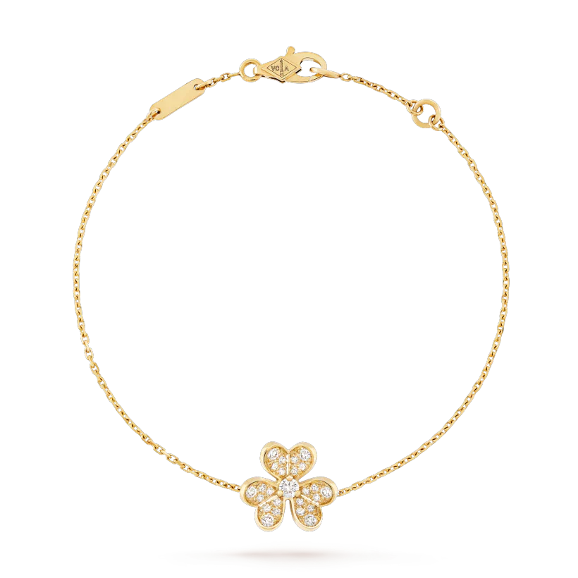 [Solara Jewelry]FRIVOLE GOLD FLOWER DIAMOND BRACELET