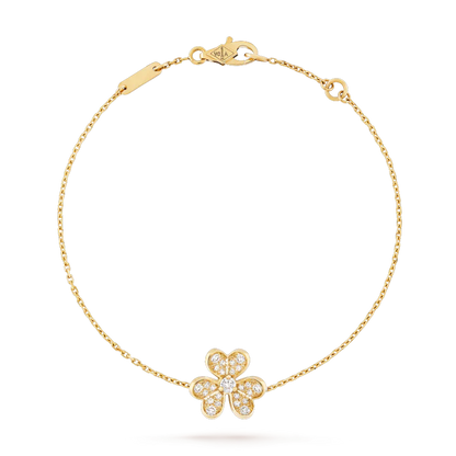 [Solara Jewelry]FRIVOLE GOLD FLOWER DIAMOND BRACELET
