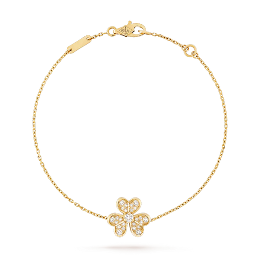 [Solara Jewelry]FRIVOLE GOLD FLOWER DIAMOND BRACELET