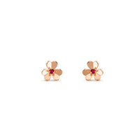 [Solara Jewelry]FRIVOLE  FLOWER PINK EARRINGS