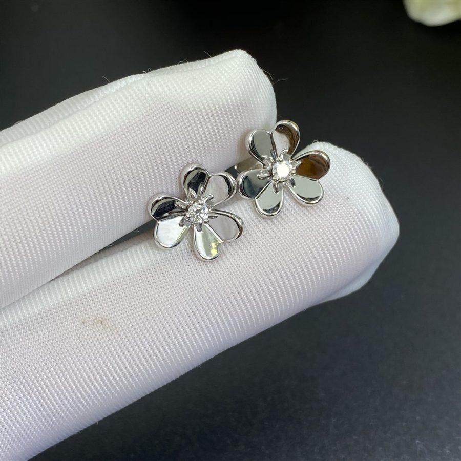 [Solara Jewelry]FRIVOLE MINI SILVER FLOWER EARRINGS