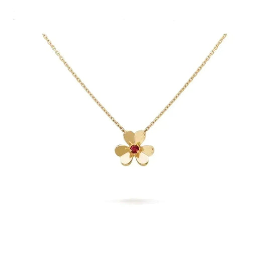 [Solara Jewelry]FRIVOLE GOLD FLOWER NECKLACE