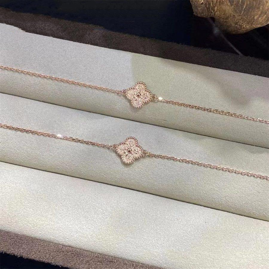 [Solara Jewelry]CLOVER SINGLE FLOWER BRACELET