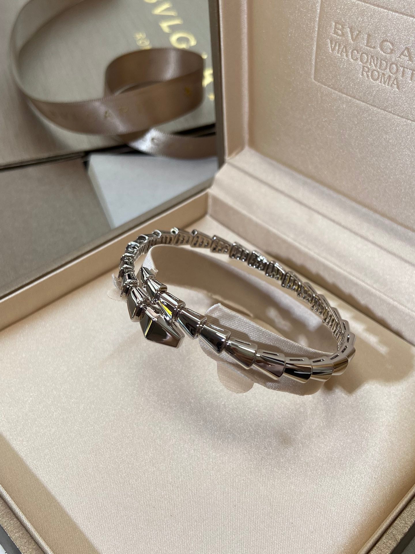 [Solara Jewelry]SERPENTI VIPER SILVER BRACELET