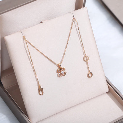 [Solara Jewelry]FIOREVER NECKLACE DIAMOND CENTER